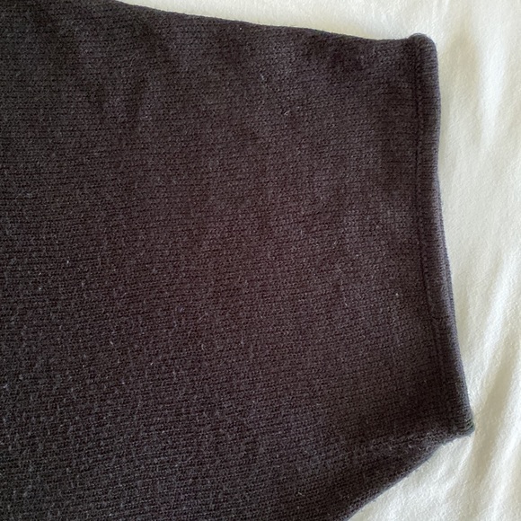 NY long fringed pullover sleeved cape black boho festival hippie fringe - Picture 6 of 11